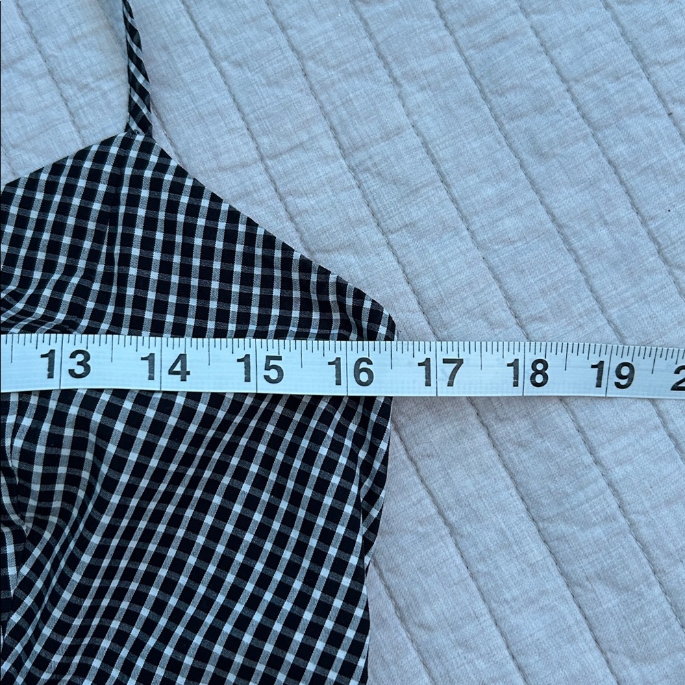 Vintage Black and White Gingham Tank Top - Picture 12 of 15